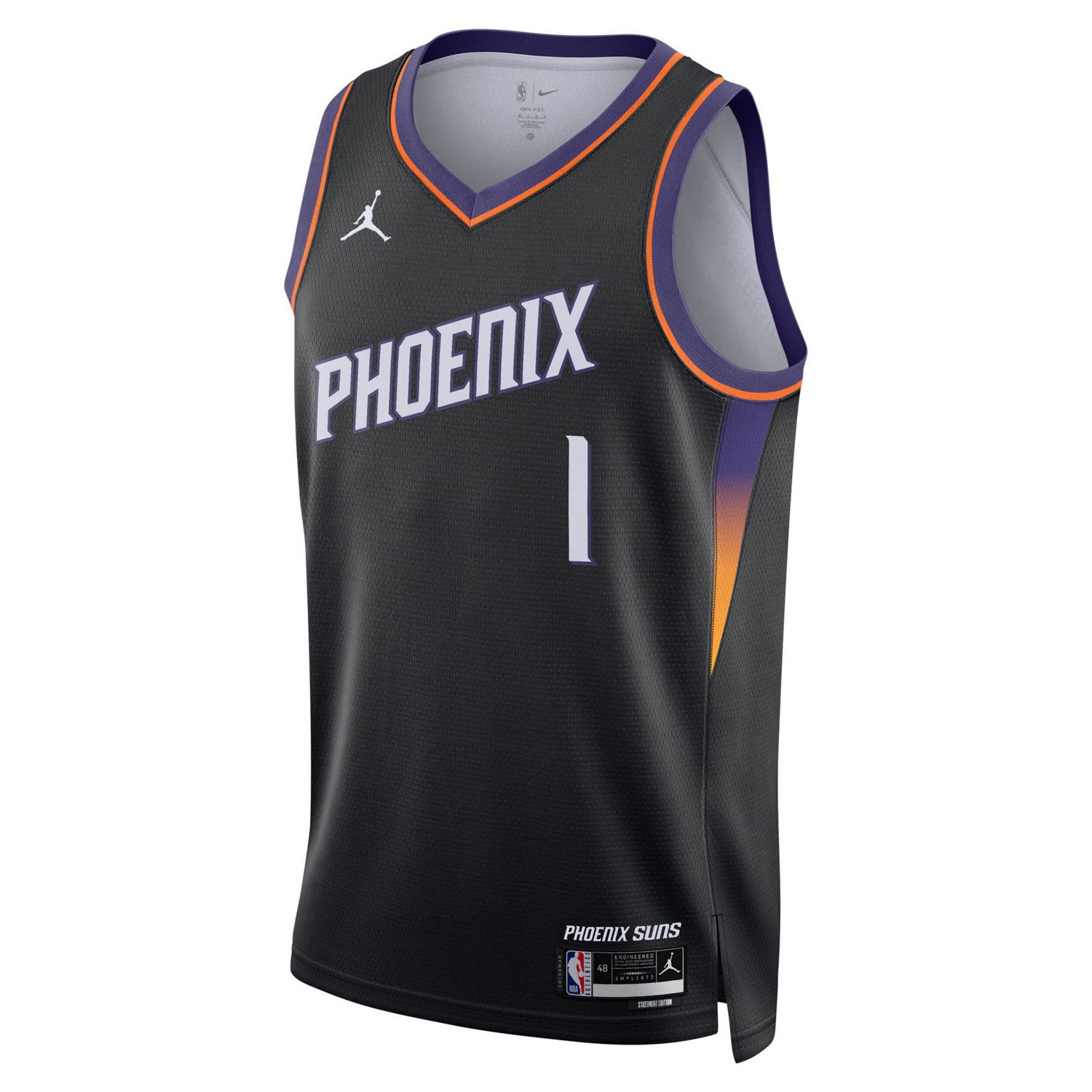 Unisex Jordan Brand Devin Booker Phoenix Suns Swingman Jersey - Statement Edition - view number 2