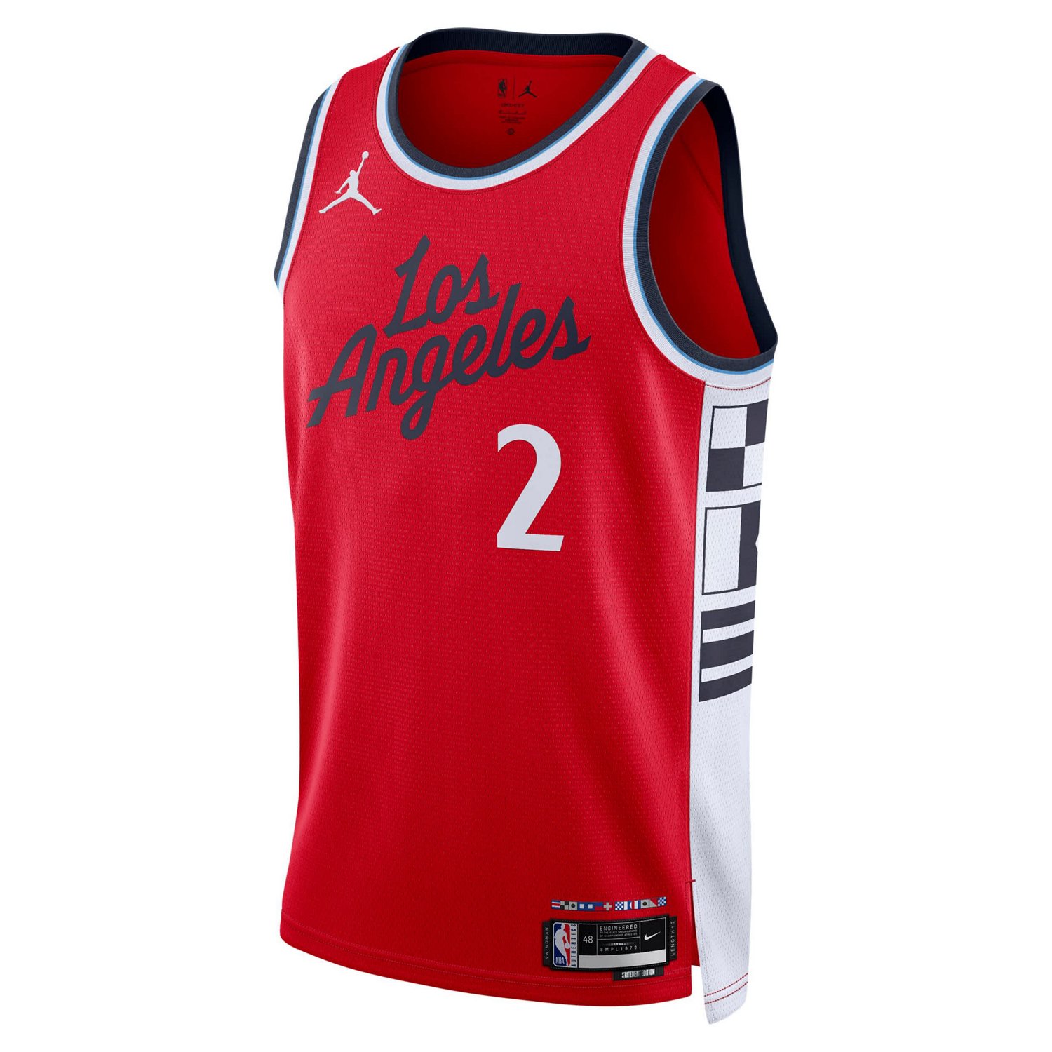 Unisex Jordan Brand Kawhi Leonard LA Clippers 2024 25 Swingman Jersey - Statement Edition                                        - view number 2