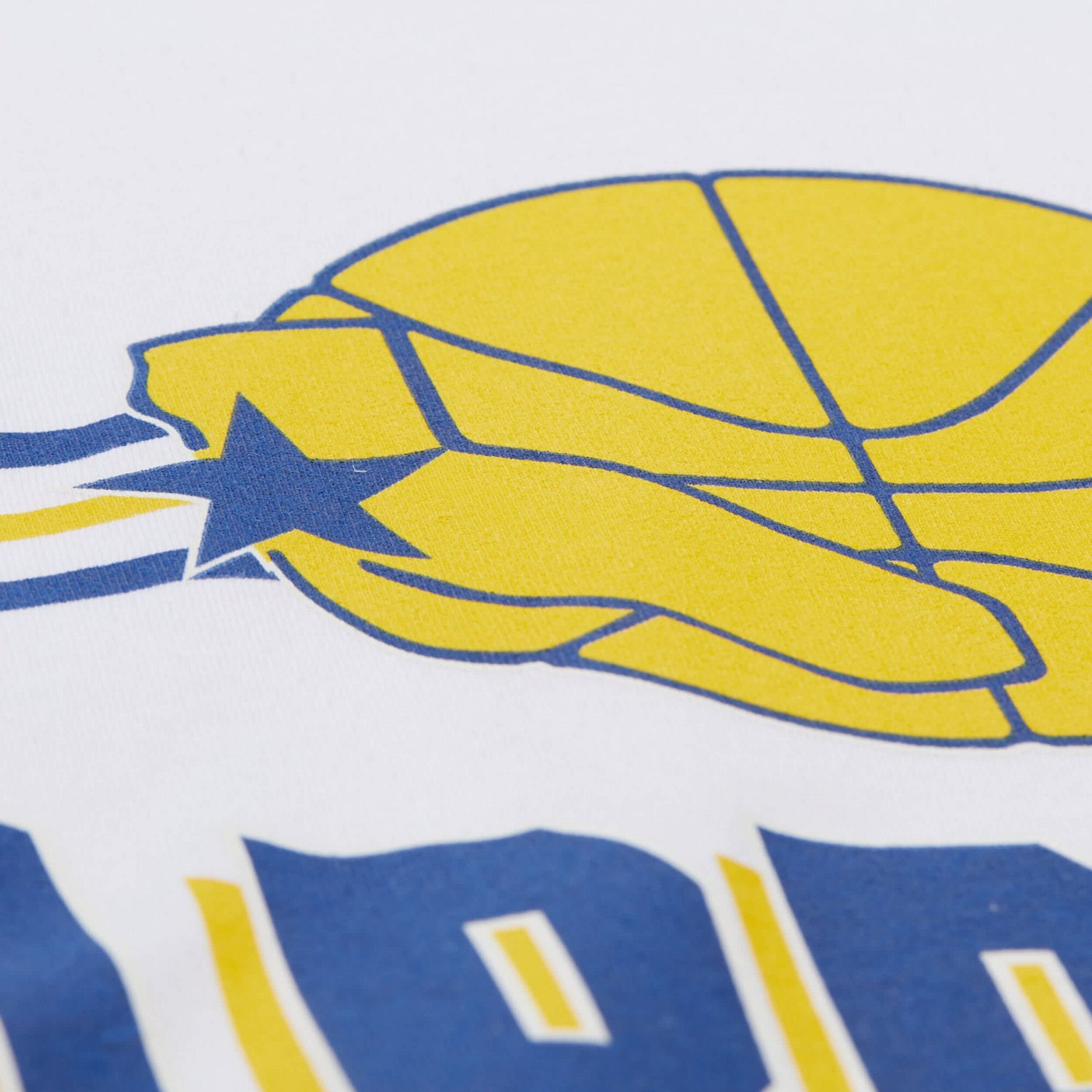 Unisex Mitchell  Ness Golden State Warriors Hardwood Classics Vintage Team Origins Premium T-Shirt - view number 4