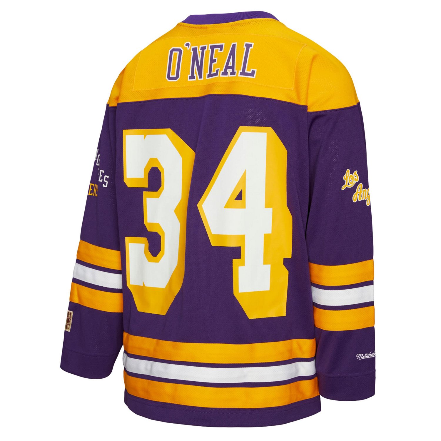 Unisex Mitchell  Ness Shaquille O'Neal Los Angeles Lakers Maxxed Out Fashion Hockey Jersey - view number 3