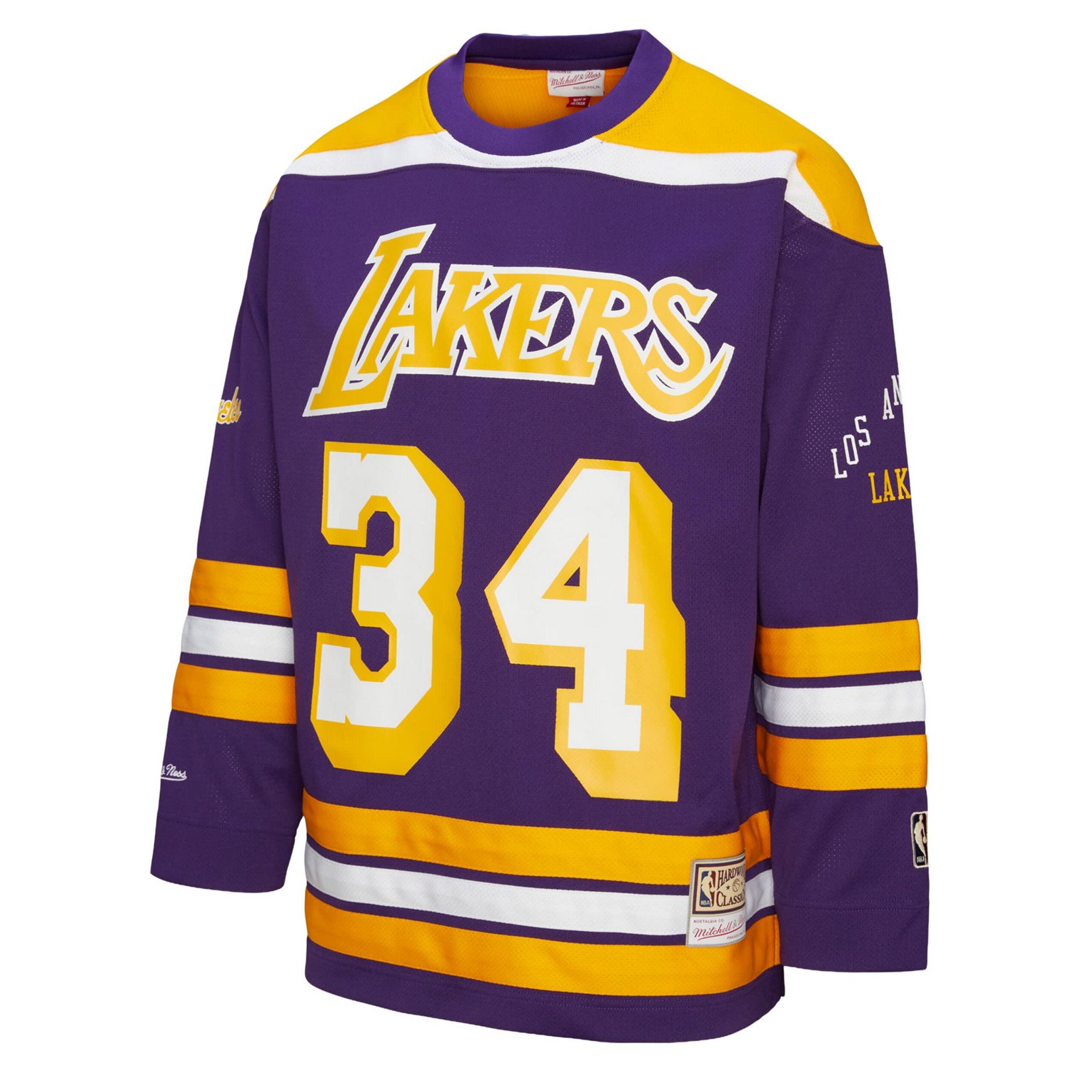Unisex Mitchell  Ness Shaquille O'Neal Los Angeles Lakers Maxxed Out Fashion Hockey Jersey - view number 2
