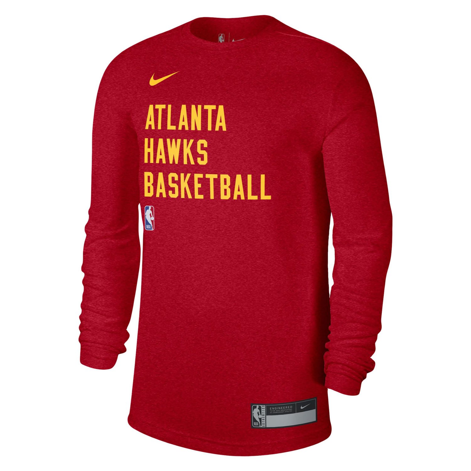 Unisex Nike Atlanta Hawks 2023/24 Legend On-Court Practice Long Sleeve T-Shirt                                                   - view number 2