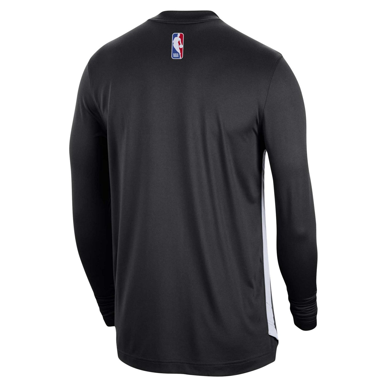Unisex Nike Brooklyn Nets 2023/24 Authentic Pregame Long Sleeve Shooting Shirt                                                   - view number 3