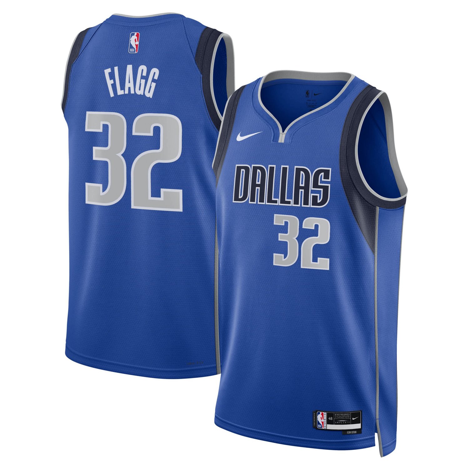 Unisex Nike Cooper Flagg Dallas Mavericks 2025 NBA Draft First Round Pick Swingman Jersey - Icon Edition - view number 2