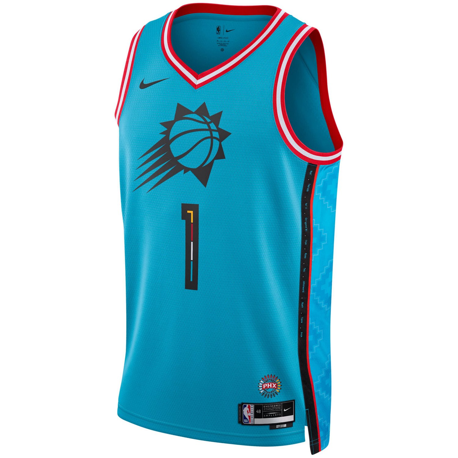 Unisex Nike Devin Booker Phoenix Suns 2022 23 Swingman Jersey - City Edition - view number 2
