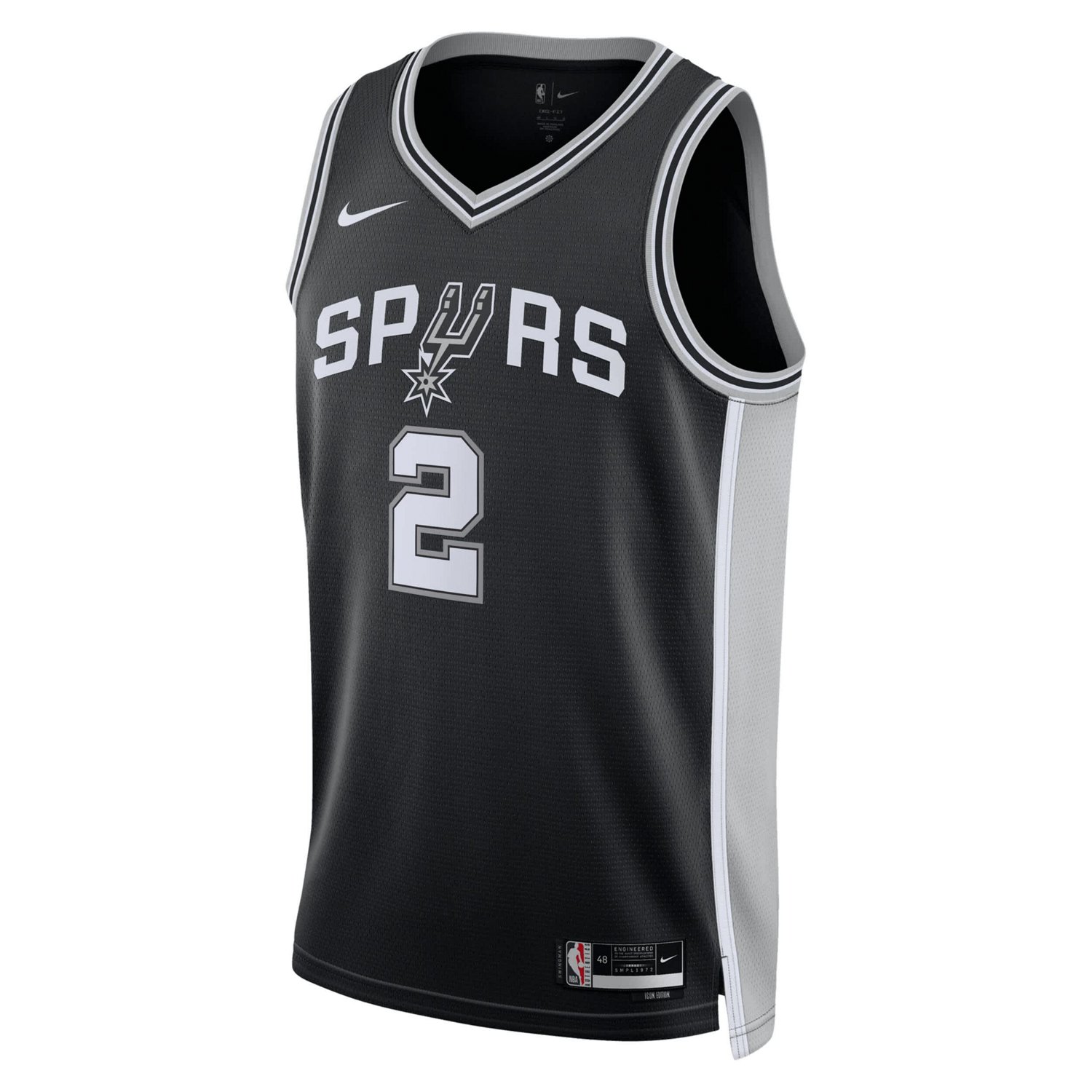 Unisex Nike Dylan Harper San Antonio Spurs 2025 NBA Draft First Round Pick Swingman Jersey - Icon Edition - view number 2
