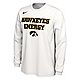 Unisex Nike Iowa Hawkeyes 2024 On-Court Bench Energy Long Sleeve T-Shirt                                                         - view number 2