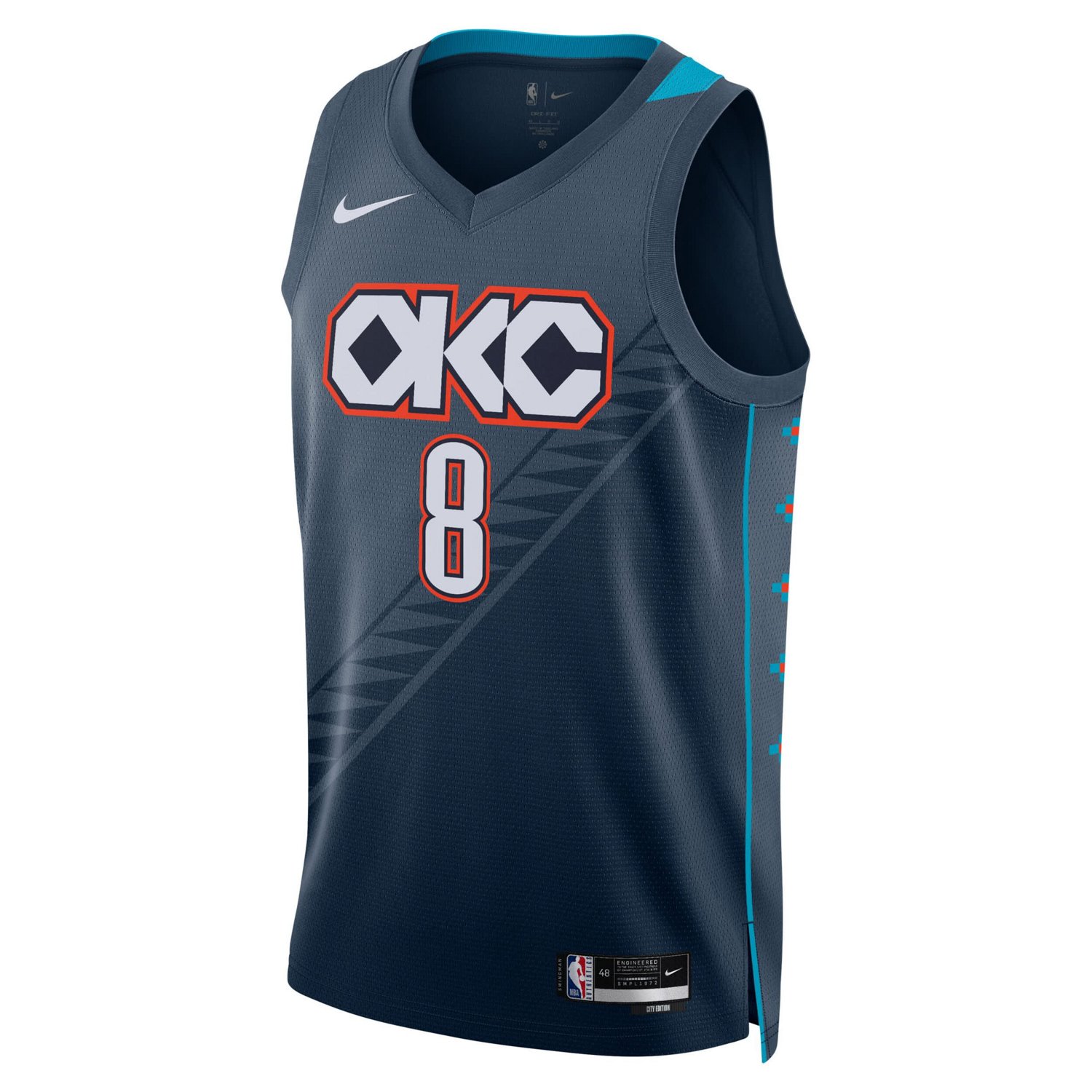 Unisex Nike Jalen Williams Oklahoma City Thunder 2025 26 Swingman Jersey - City Edition - view number 2