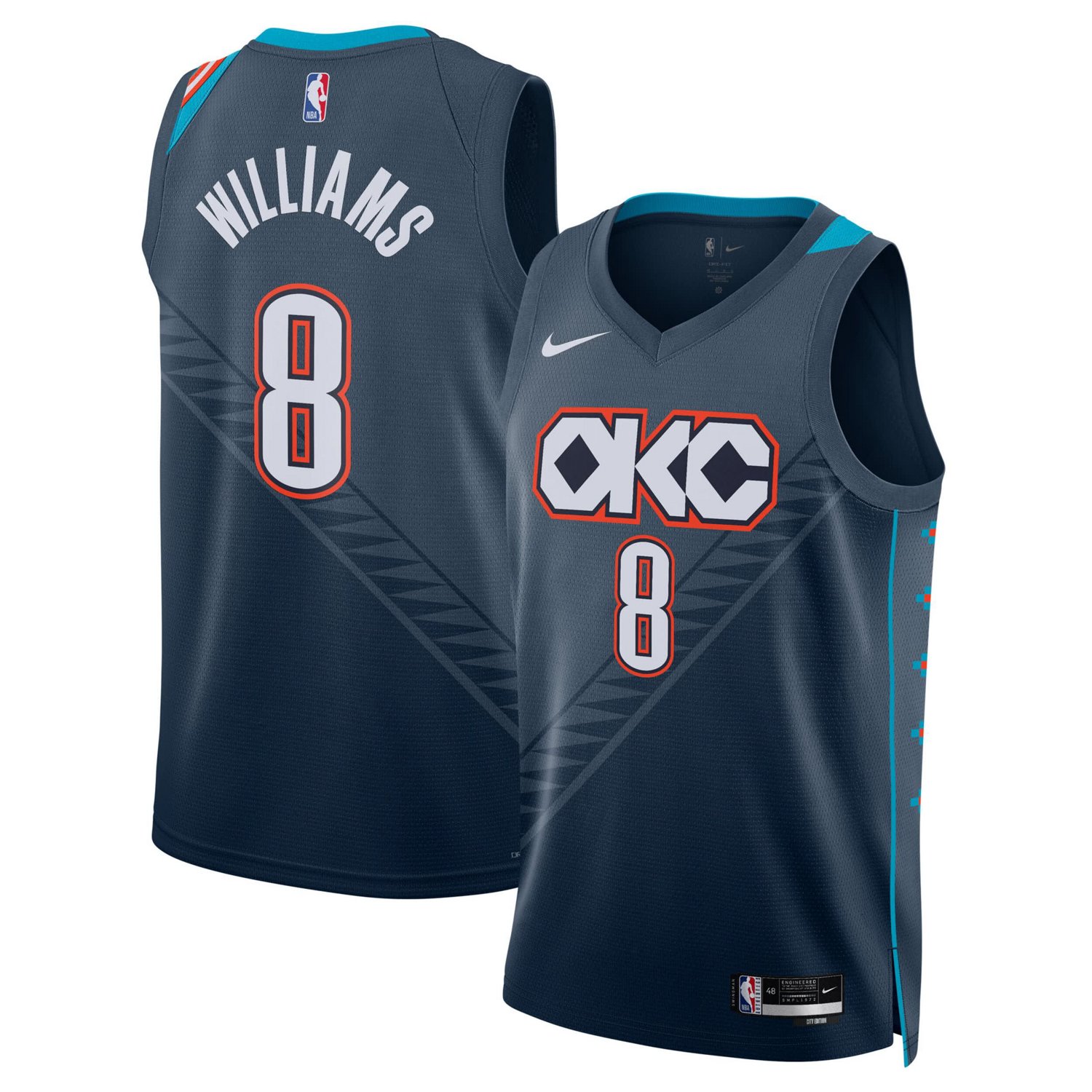 Unisex Nike Jalen Williams Oklahoma City Thunder 2025 26 Swingman Jersey - City Edition