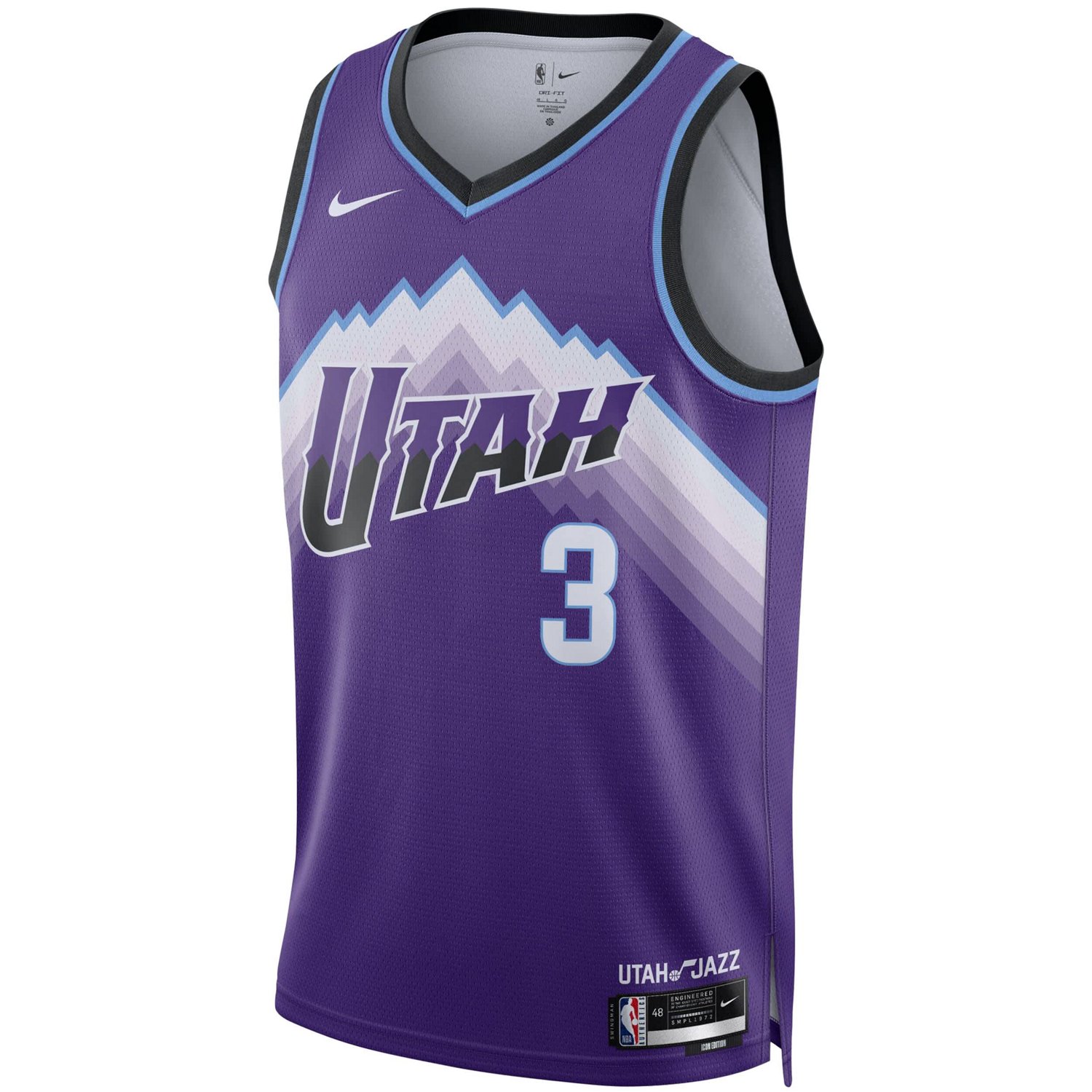 Unisex Nike Keyonte George Utah Jazz Swingman Jersey - Icon Edition - view number 2