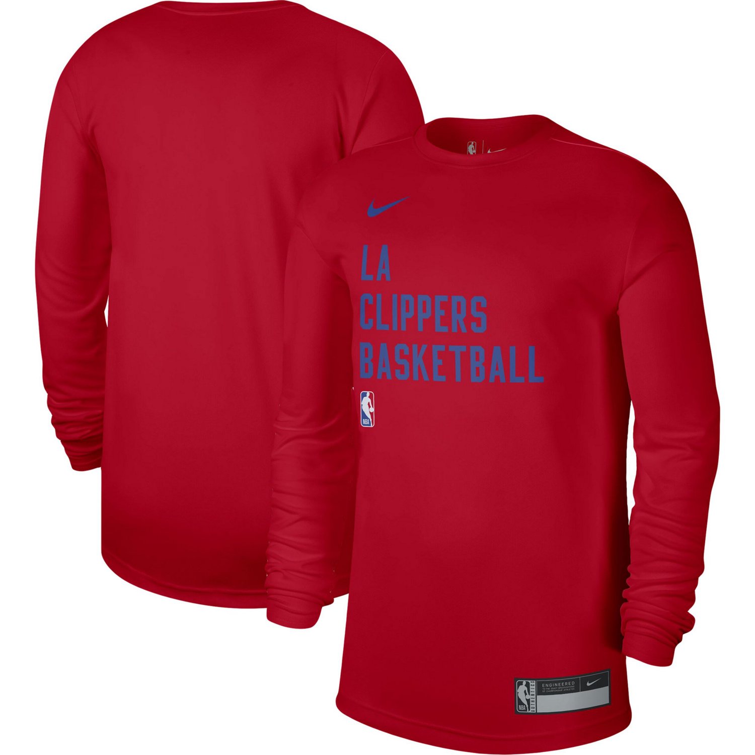 Unisex Nike Red La Clippers 2023 24 Legend On Court Practice Long Sleeve T Shirt Men s Size XL