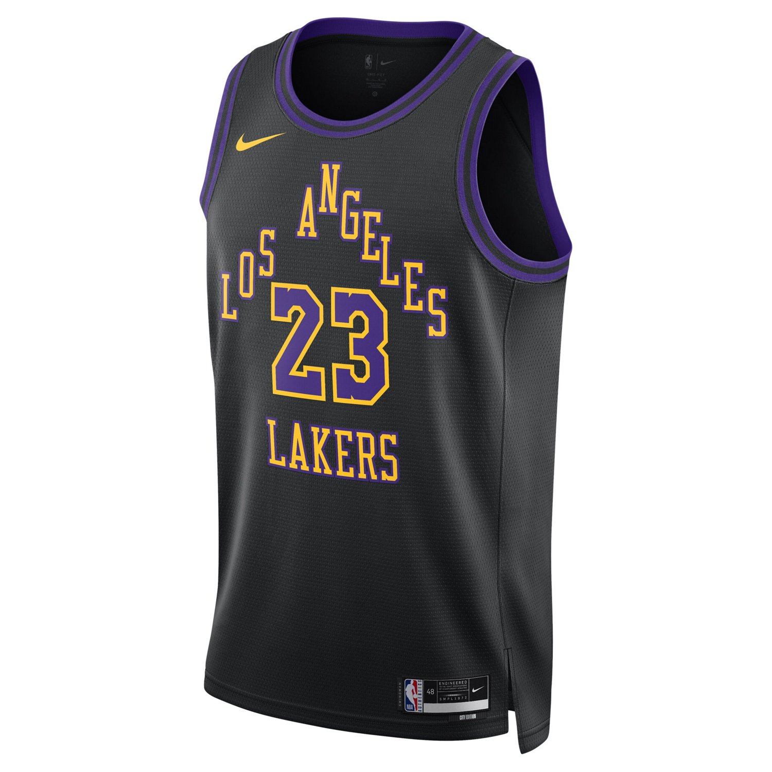Unisex Nike LeBron James Los Angeles Lakers 2025 26 Swingman Jersey - City Edition - view number 2