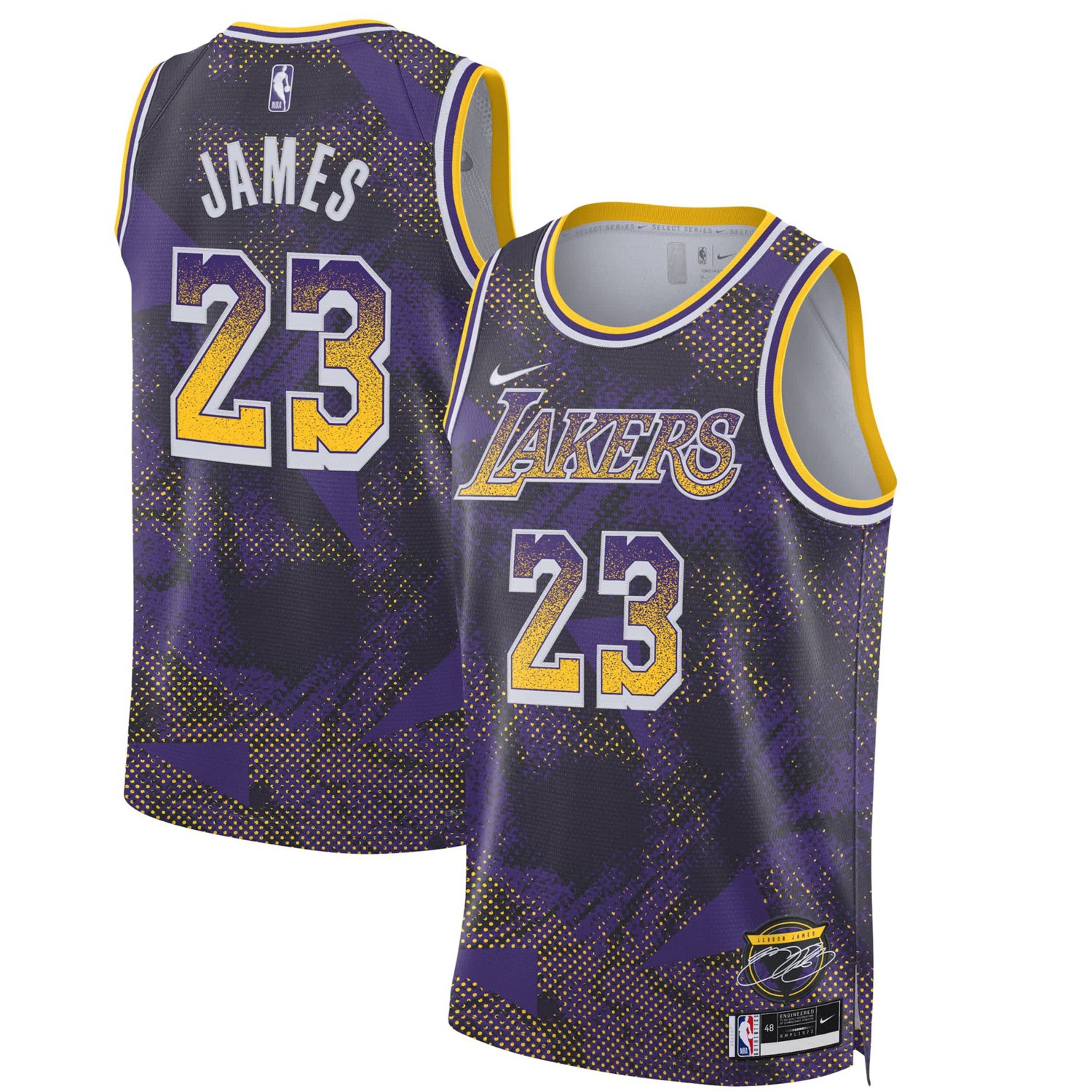 Unisex Nike LeBron James Los Angeles Lakers 2025 Select Series Swingman Player Jersey
