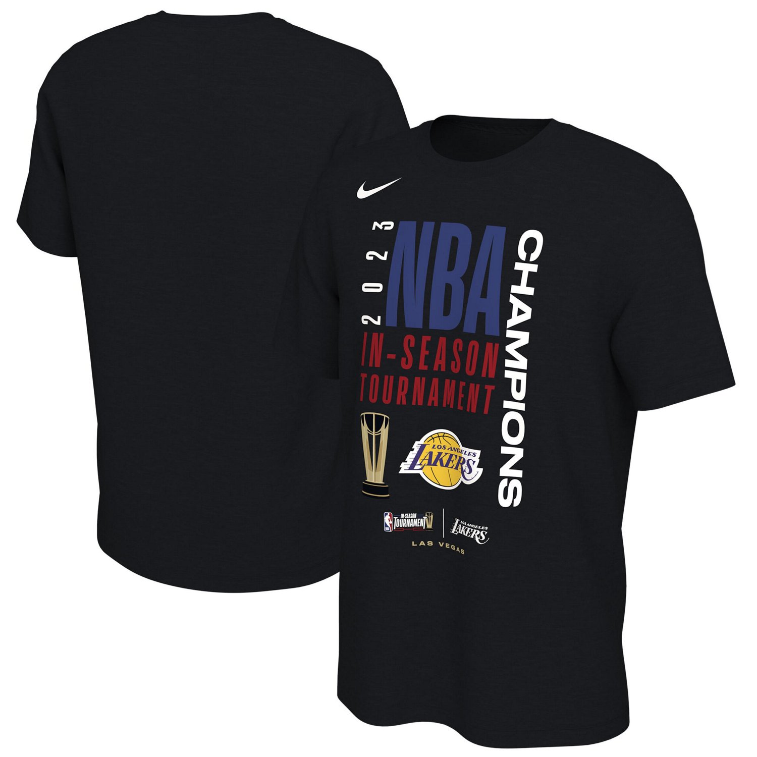Unisex Nike Los Angeles Lakers 2023 NBA In-Season Tournament Champions Locker Room T-Shirt