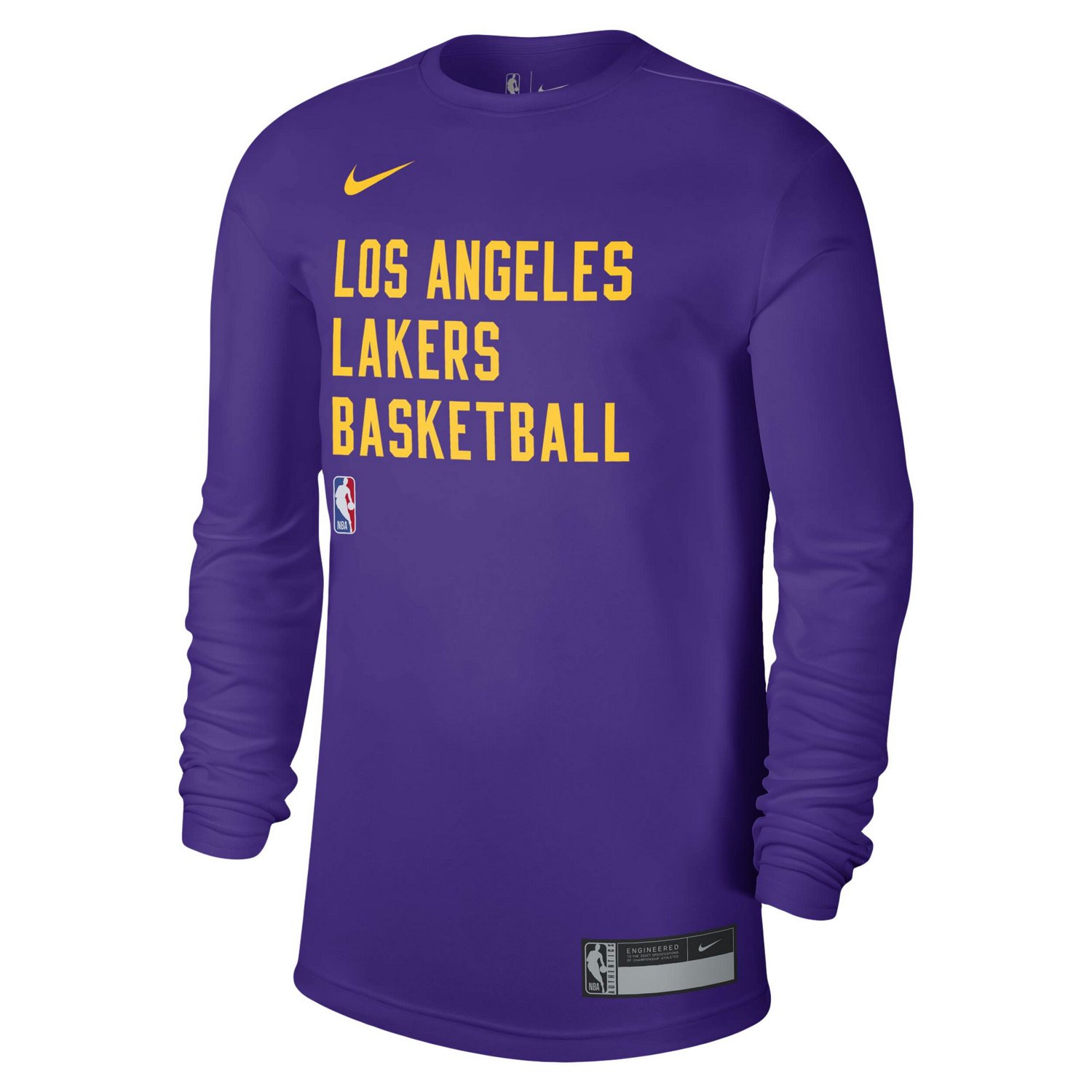 Unisex Nike Los Angeles Lakers 2023/24 Legend On-Court Practice Long Sleeve T-Shirt - view number 2