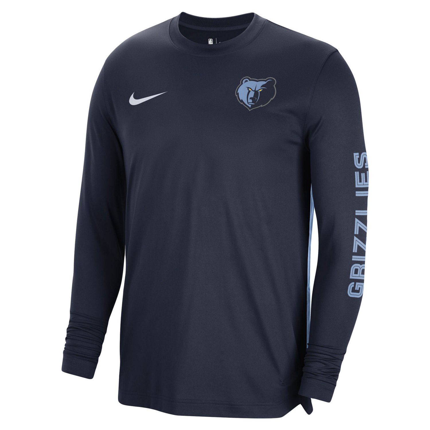 Unisex Nike Memphis Grizzlies 2023/24 Authentic Pregame Long Sleeve Shooting Shirt                                               - view number 2