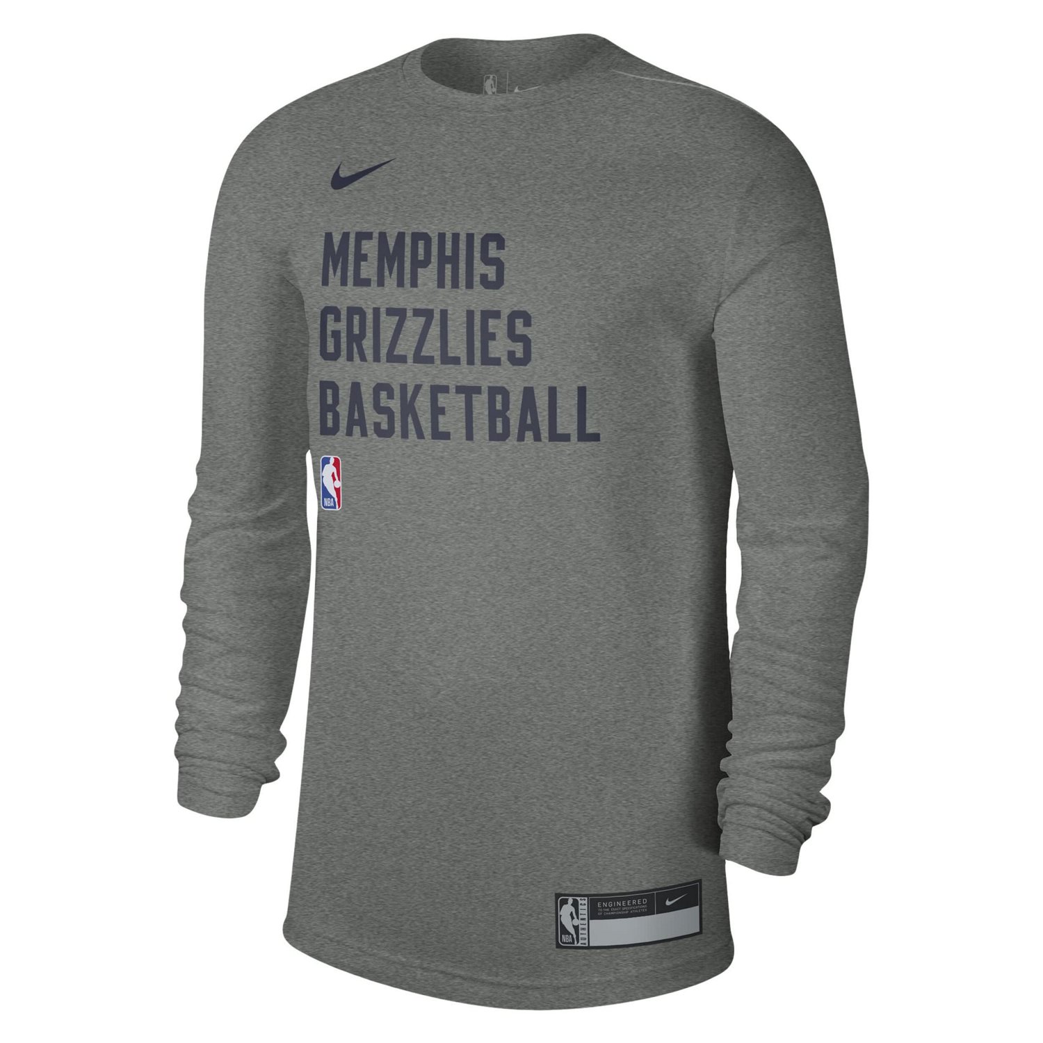 Unisex Nike Memphis Grizzlies 2023/24 Legend On-Court Practice Long Sleeve T-Shirt                                               - view number 2