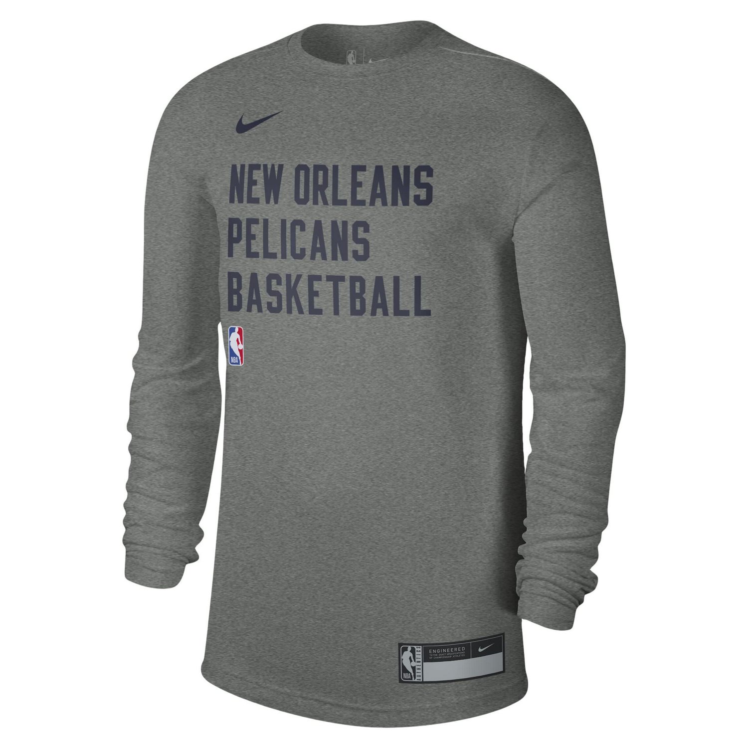 Unisex Nike New Orleans Pelicans 2023/24 Legend On-Court Practice Long Sleeve T-Shirt                                            - view number 2