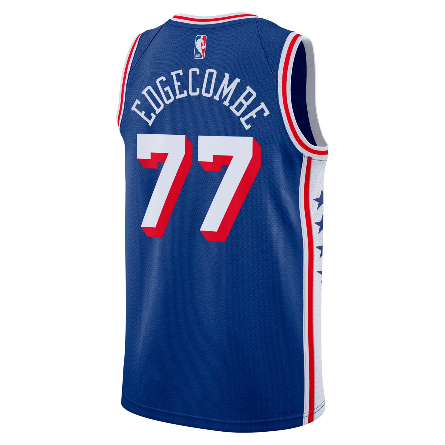 Unisex Nike V J Edgecombe Philadelphia 76ers 2025 NBA Draft First Round Pick Swingman Jersey - Icon Edition - view number 3