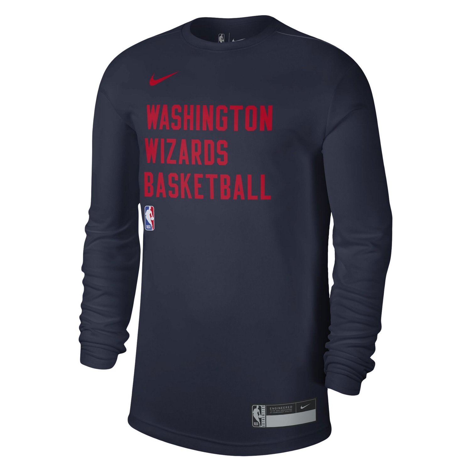 Unisex Nike Washington Wizards 2023/24 Legend On-Court Practice Long Sleeve T-Shirt - view number 2