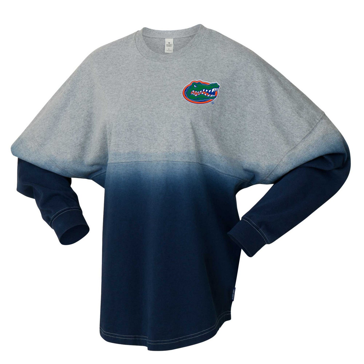 Unisex Spirit Jersey /Gray Florida Gators Ombre Long Sleeve T-Shirt - view number 2