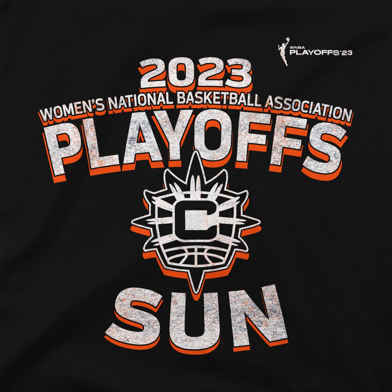 Unisex Stadium Essentials Connecticut Sun 2023 WNBA Playoffs Dust T-Shirt                                                        - view number 4