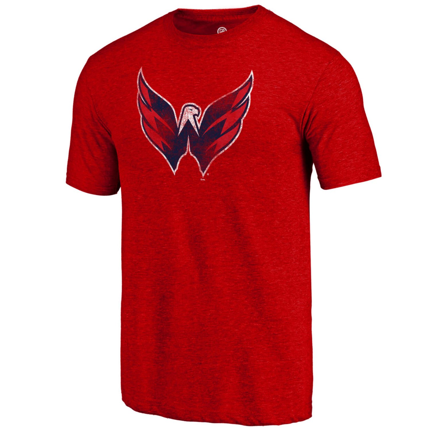 Washington Capitals Distressed Tri-Blend T-Shirt - view number 2