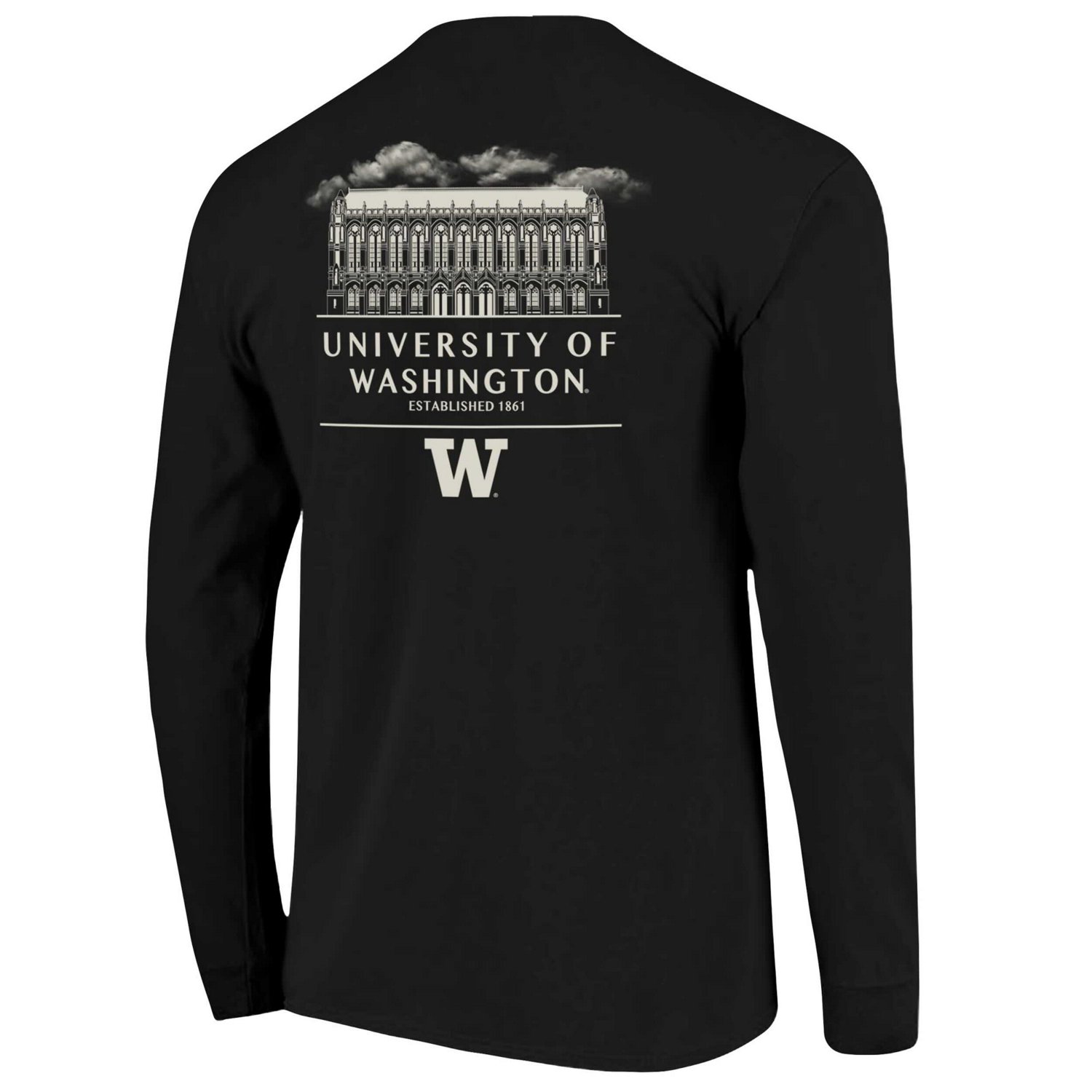 Washington Huskies Comfort Colors Campus Nights Long Sleeve T-Shirt - view number 3