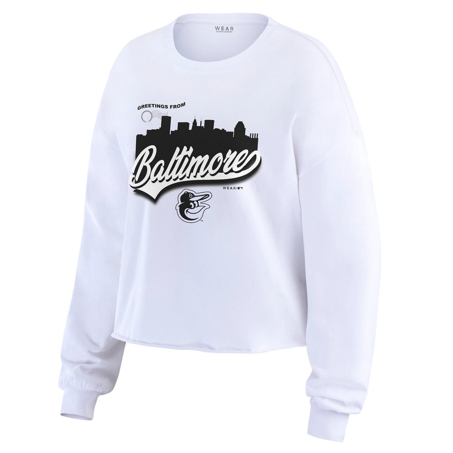 WEAR by Erin Andrews Baltimore Orioles Domestic Postcard Long Sleeve T-Shirt                                                     - view number 2