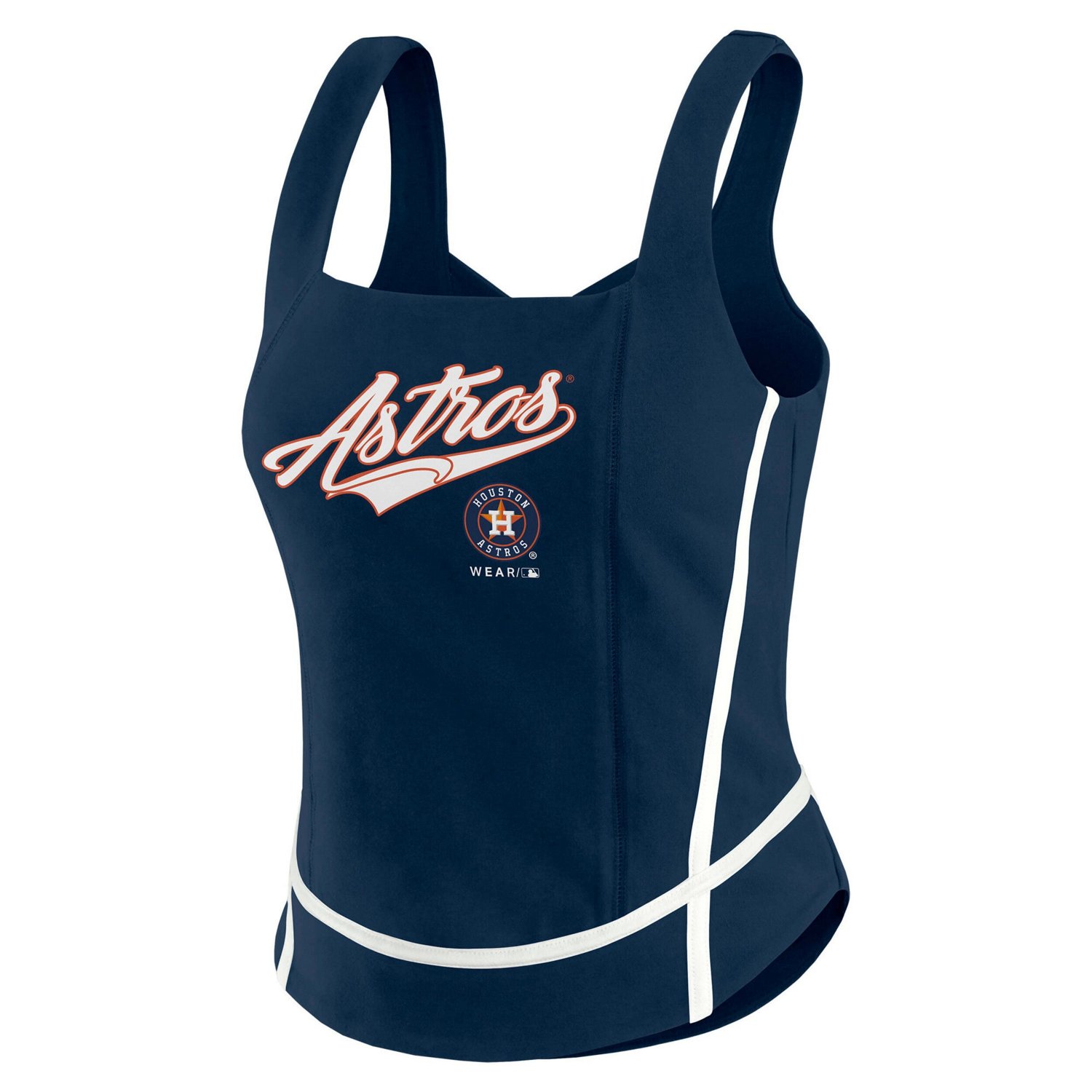 WEAR by Erin Andrews Houston Astros Square Neck Tank Top