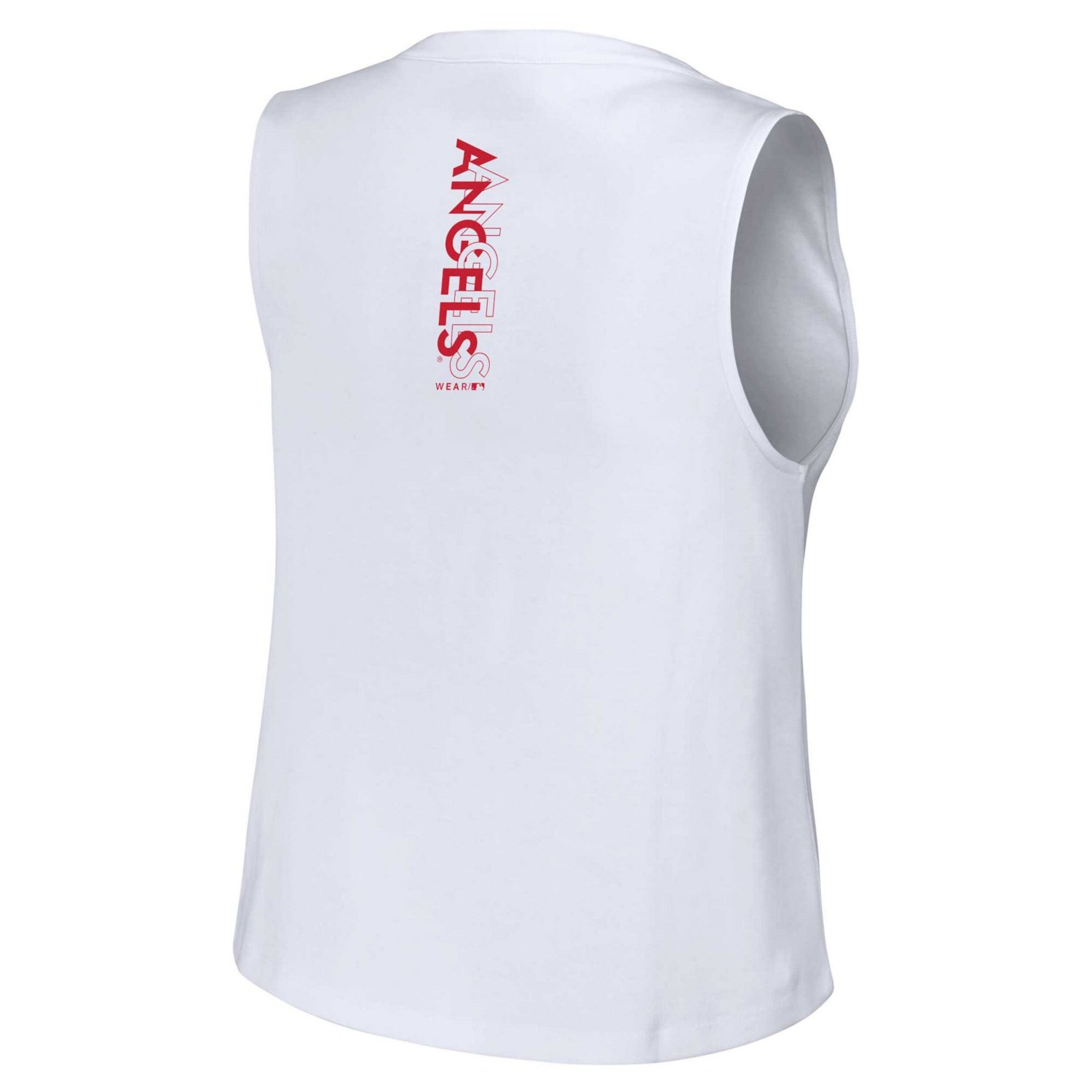WEAR by Erin Andrews Los Angeles Angels Lace-Up Tank Top - view number 3