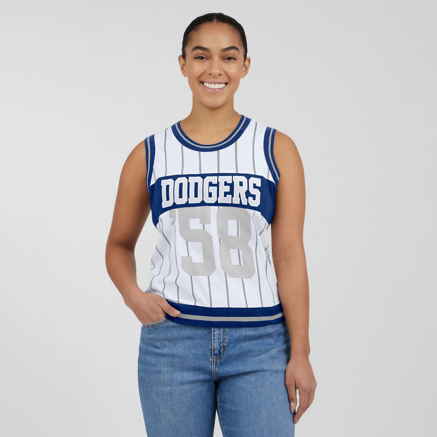 WEAR by Erin Andrews Los Angeles Dodgers Sporty Tank Top - view number 4