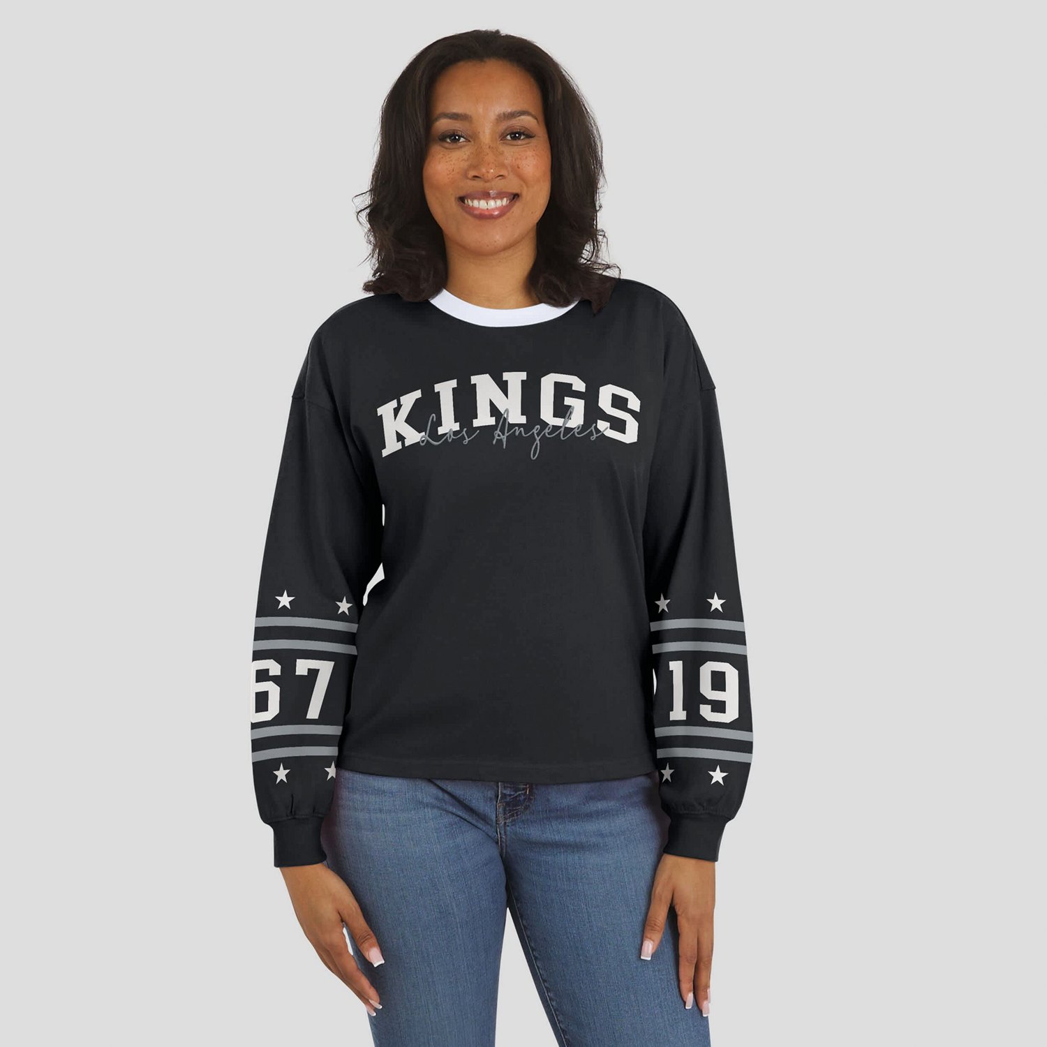 WEAR by Erin Andrews Los Angeles Kings Long-Sleeve Sport T-Shirt - view number 4