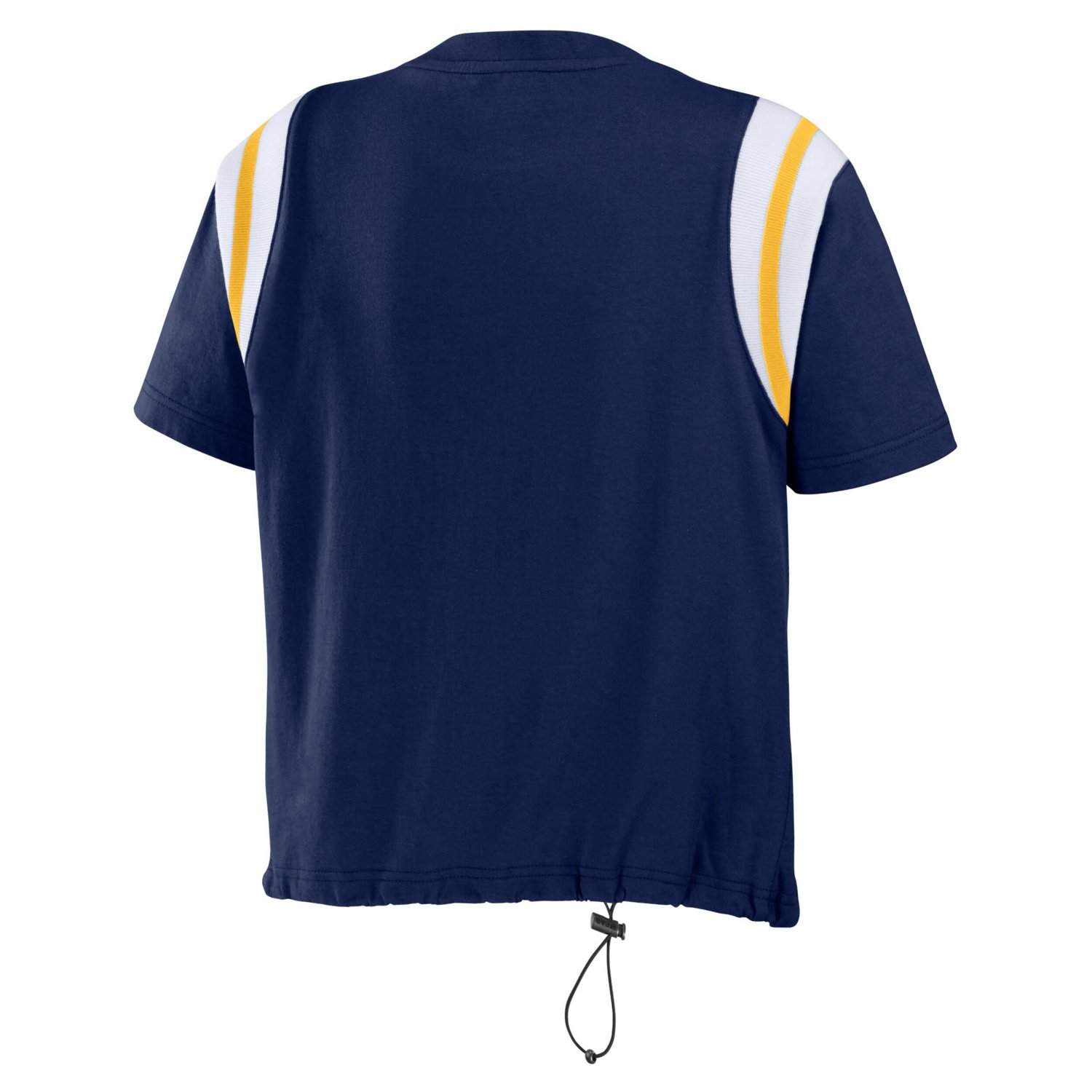 WEAR by Erin Andrews Milwaukee Brewers Cinched Colorblock T-Shirt - view number 3