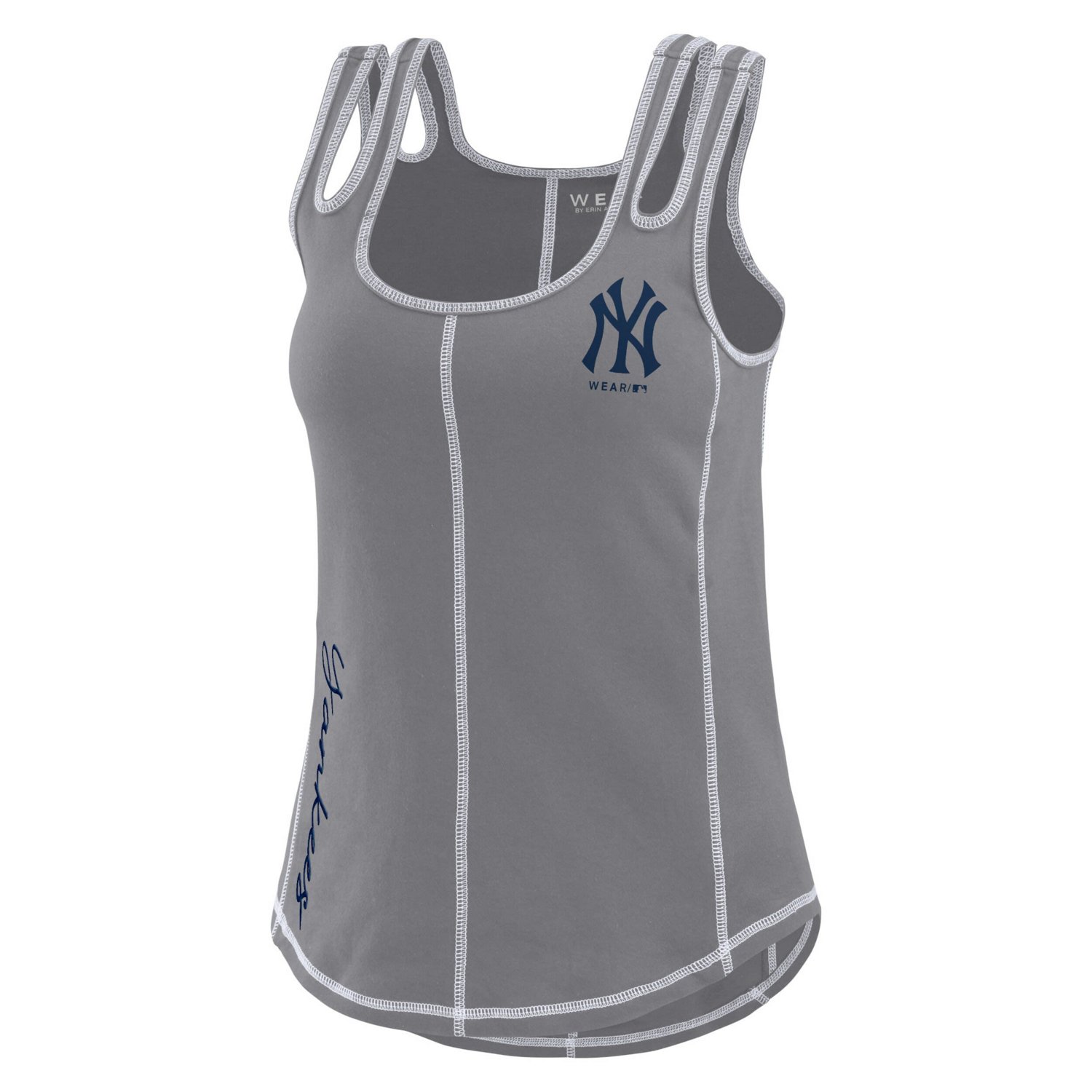 WEAR by Erin Andrews New York Yankees Contrast Stitch Tank Top - view number 2