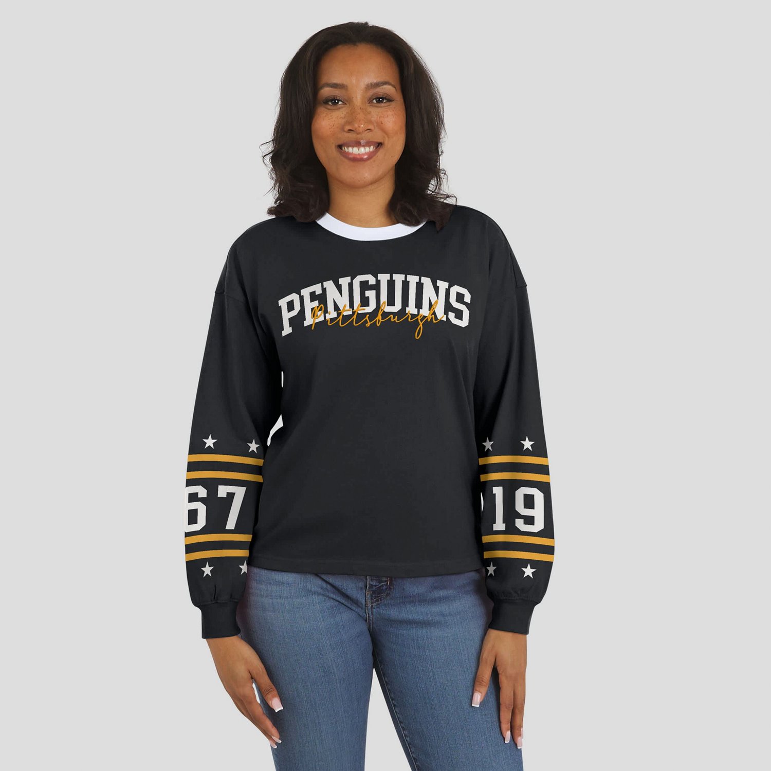 WEAR by Erin Andrews Pittsburgh Penguins Long-Sleeve Sport T-Shirt - view number 4