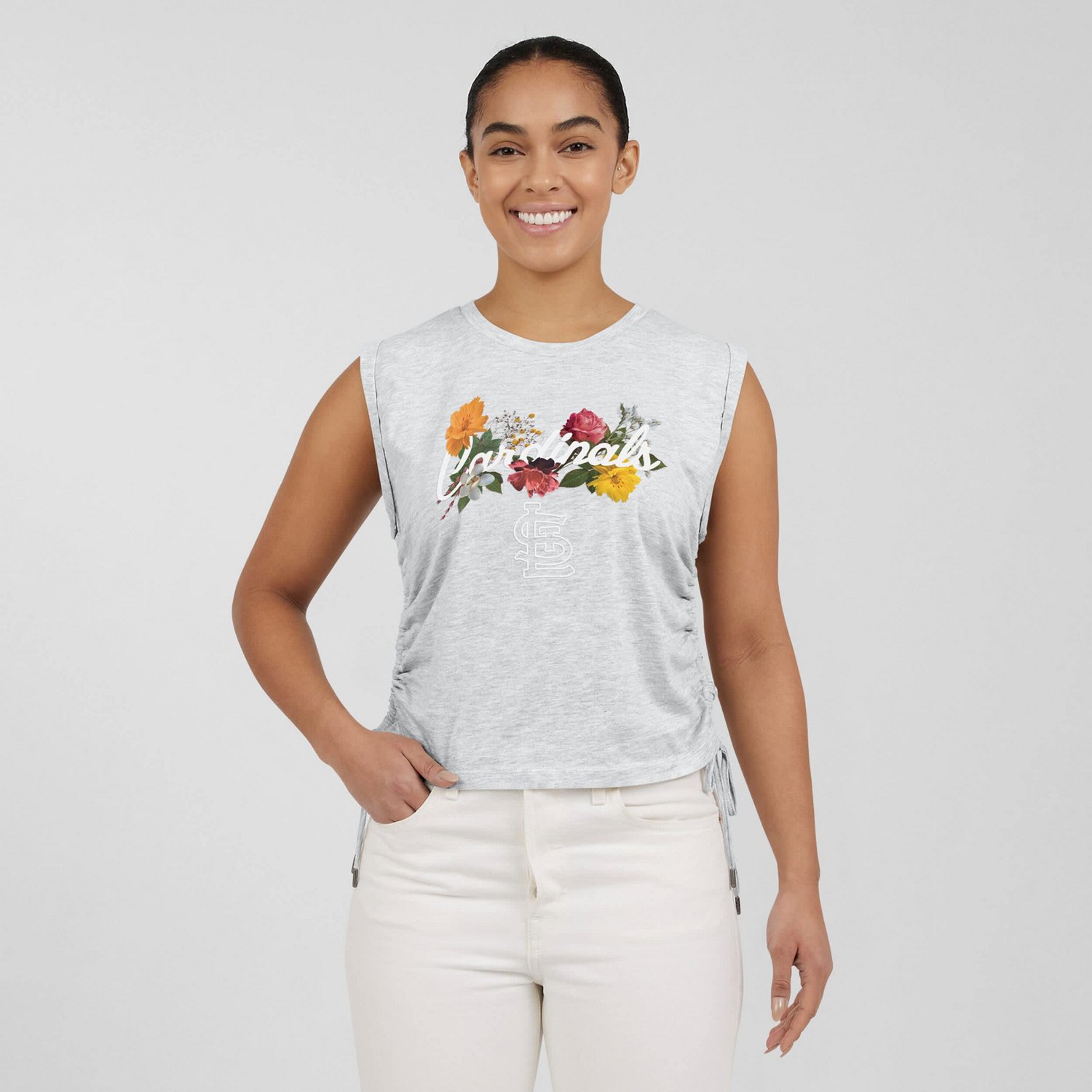 WEAR by Erin Andrews St Louis Cardinals Cinched Tank Top - view number 4