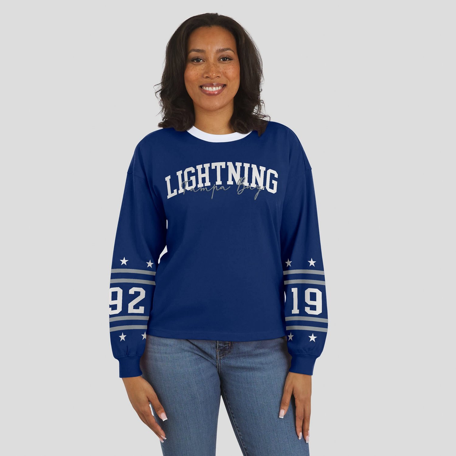 WEAR by Erin Andrews Tampa Bay Lightning Long-Sleeve Sport T-Shirt - view number 4