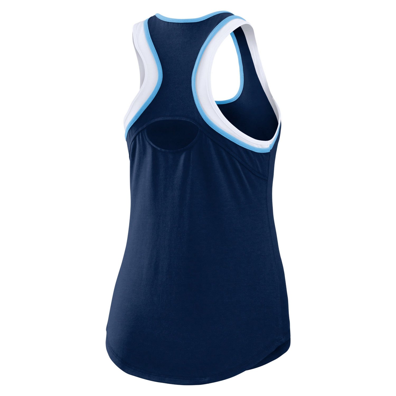 WEAR by Erin Andrews Tampa Bay Rays Colorblock Racerback Tank Top - view number 3