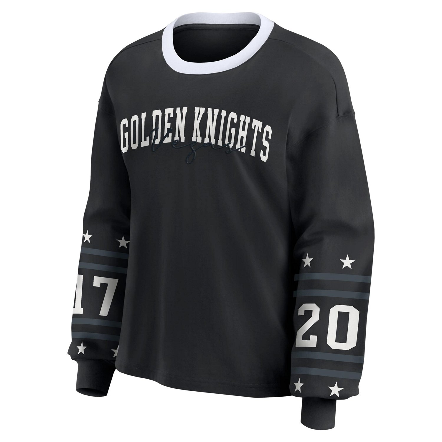 WEAR by Erin Andrews Vegas Golden Knights Long-Sleeve Sport T-Shirt - view number 2