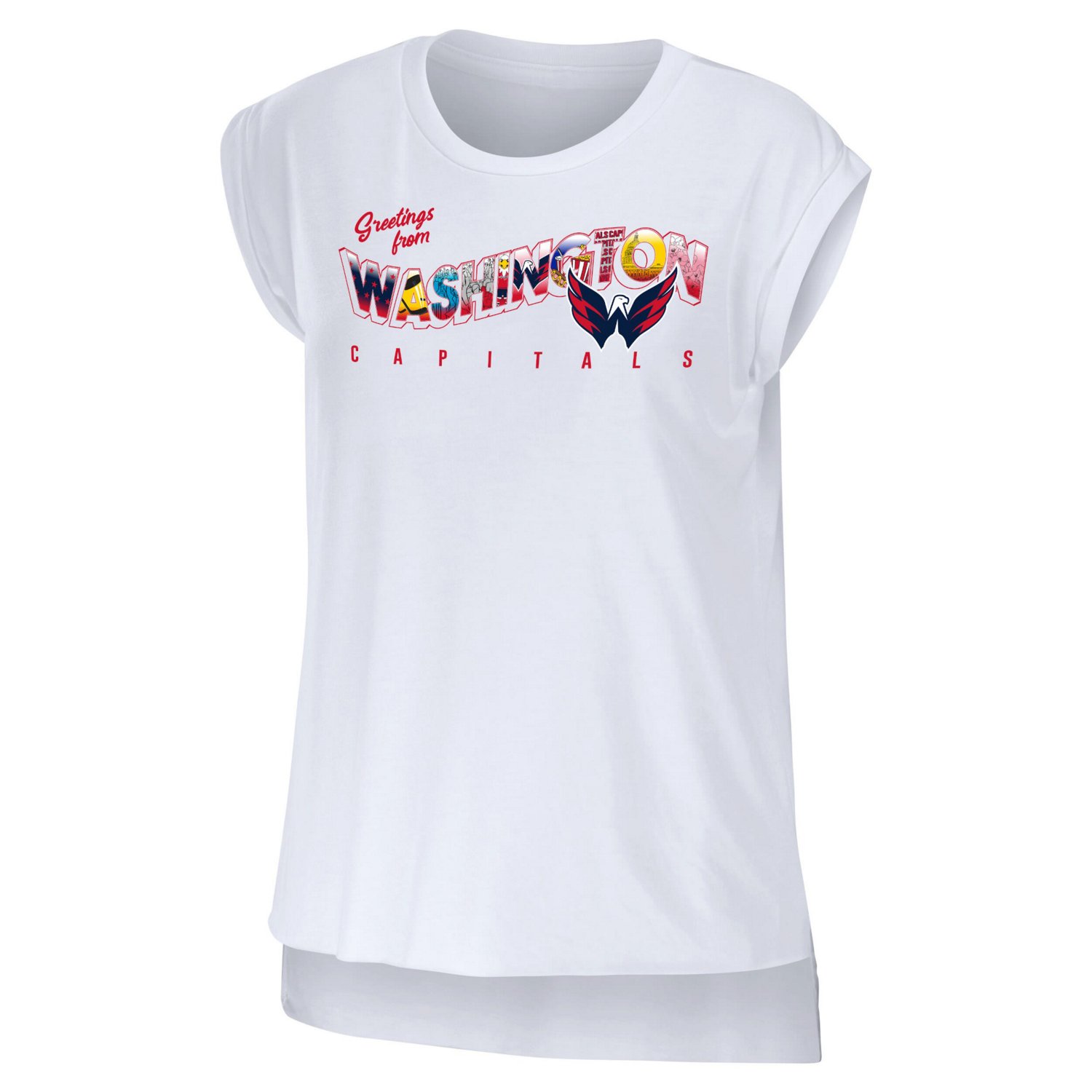 WEAR by Erin Andrews Washington Capitals Greetings From Muscle T-Shirt - view number 2