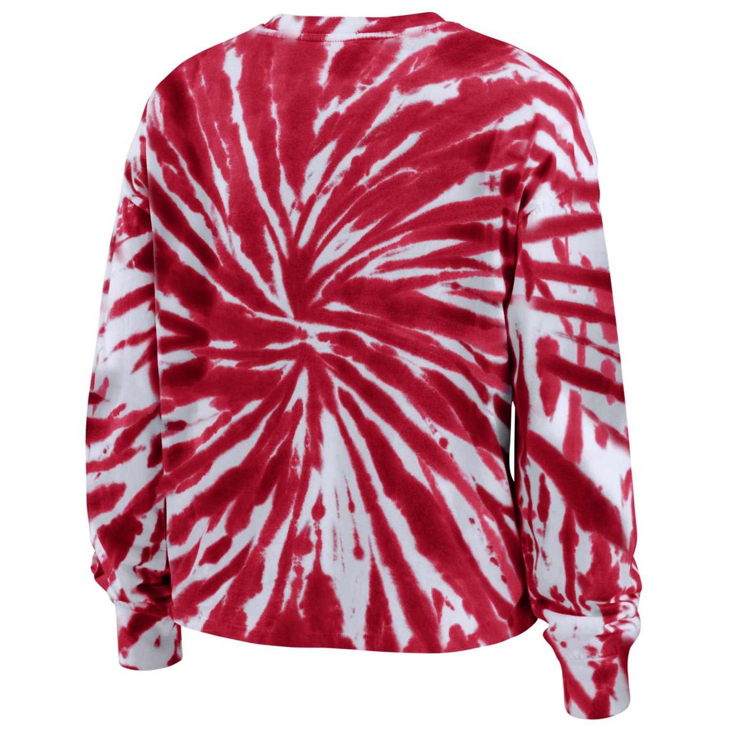 WEAR by Erin Andrews Wisconsin Badgers Tie-Dye Long Sleeve T-Shirt