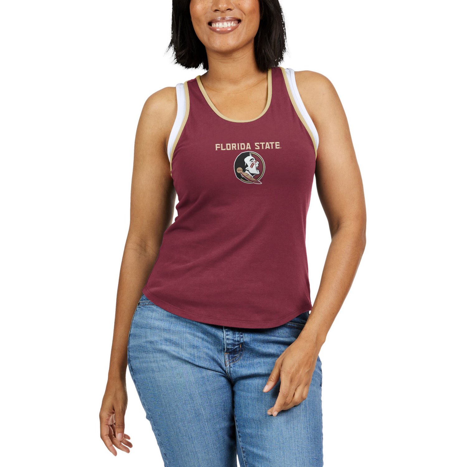 WEAR Women's Florida State University 2-Fer Tank Top