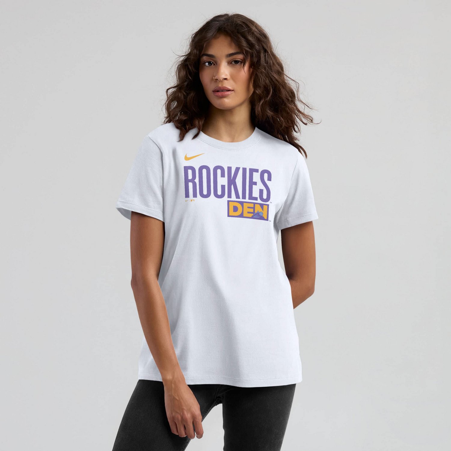 Women's Nike  White Colorado Rockies 2025 City Connect Wordmark T-Shirt - view number 3