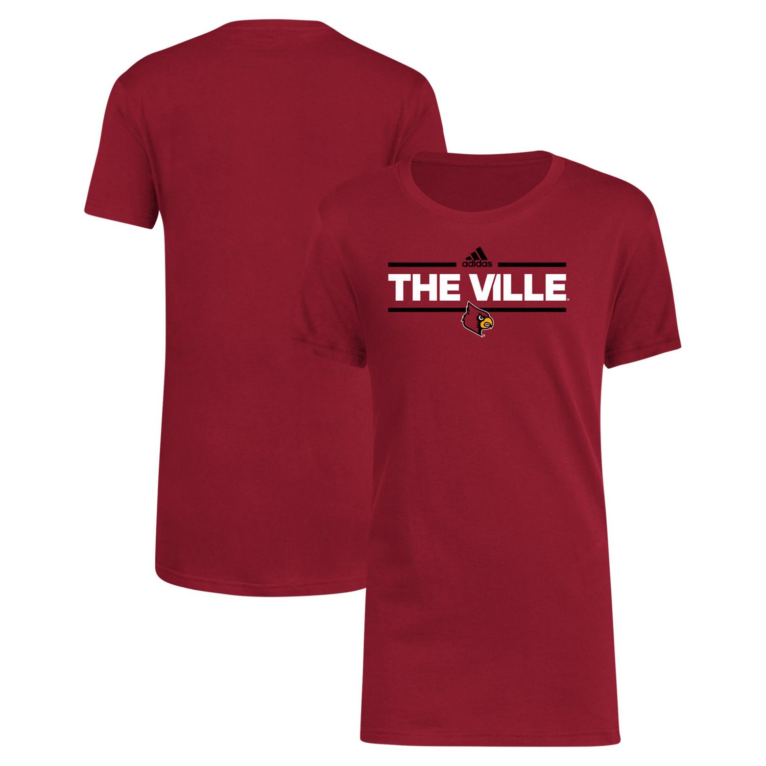 Youth adidas Louisville Cardinals Basic Dassler T-Shirt - view number 1