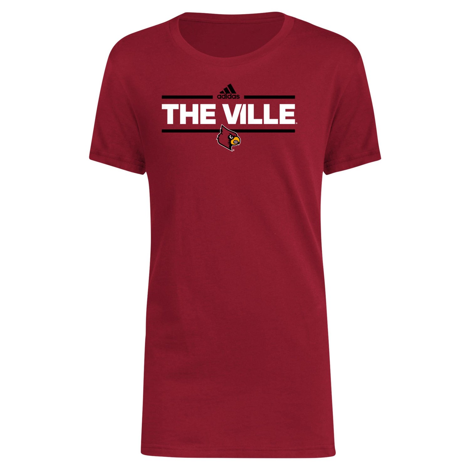 Youth adidas Louisville Cardinals Basic Dassler T-Shirt - view number 2
