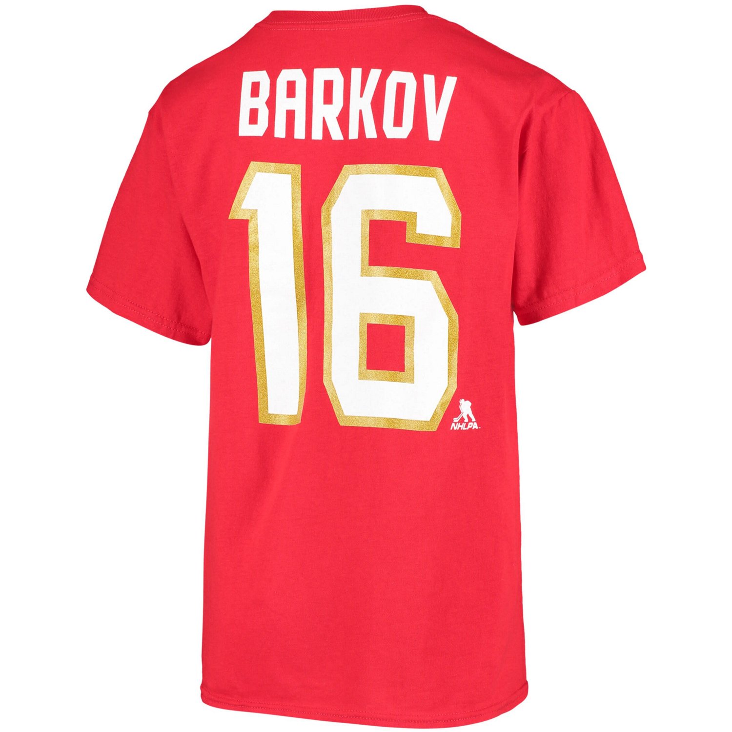 Youth Aleksander Barkov Florida Panthers Player Name  Number T-Shirt - view number 3