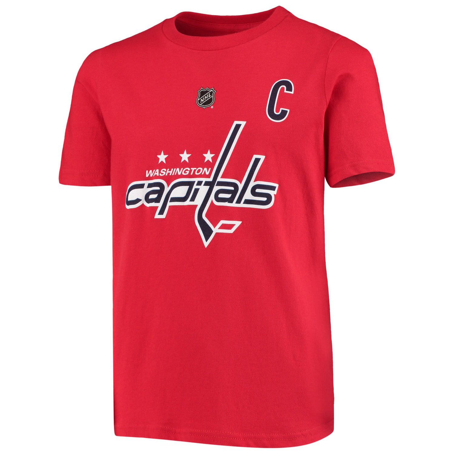 Youth Alexander Ovechkin Washington Capitals Player Name  Number T-Shirt - view number 2