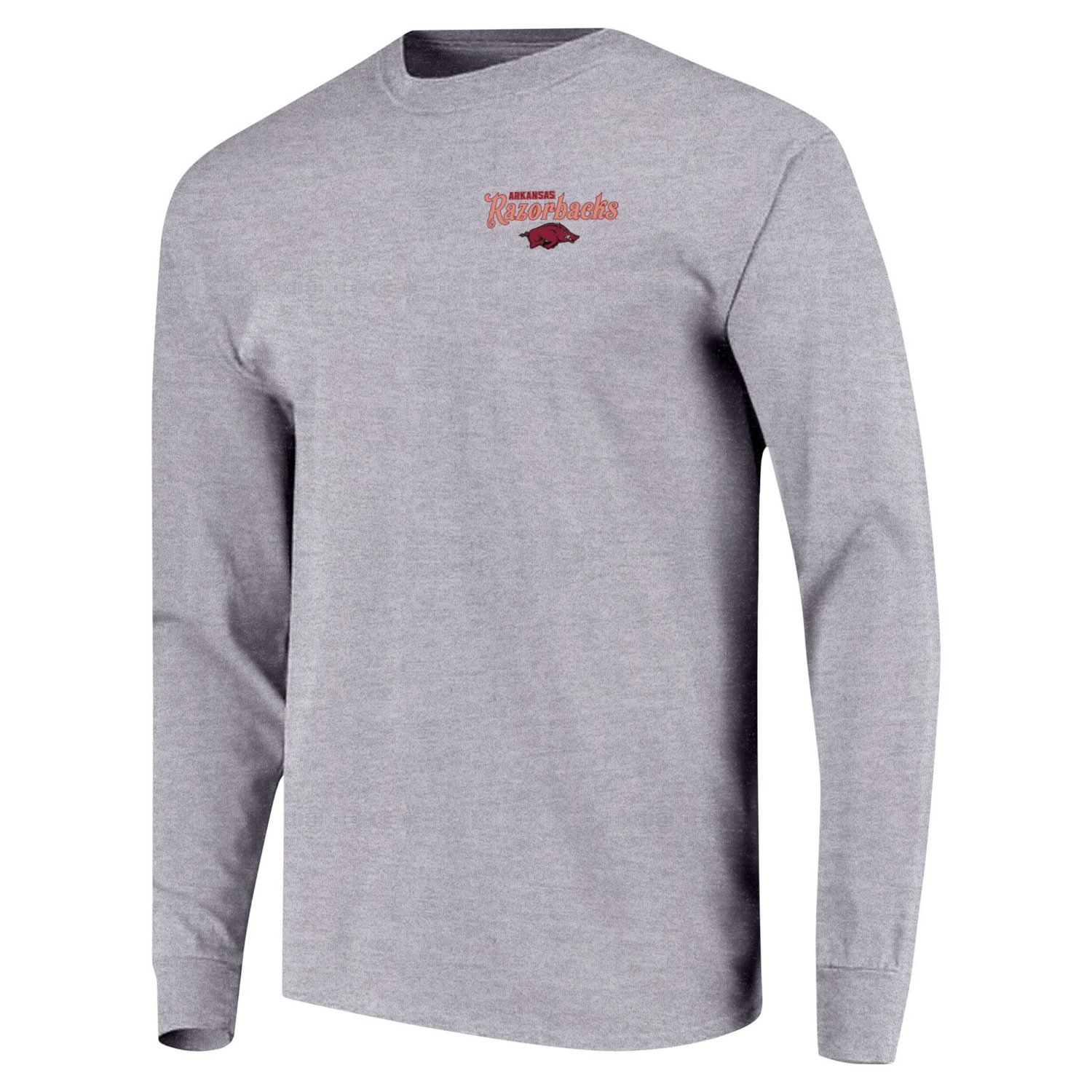 Youth Arkansas Razorbacks Retro Script Long Sleeve T-Shirt - view number 2