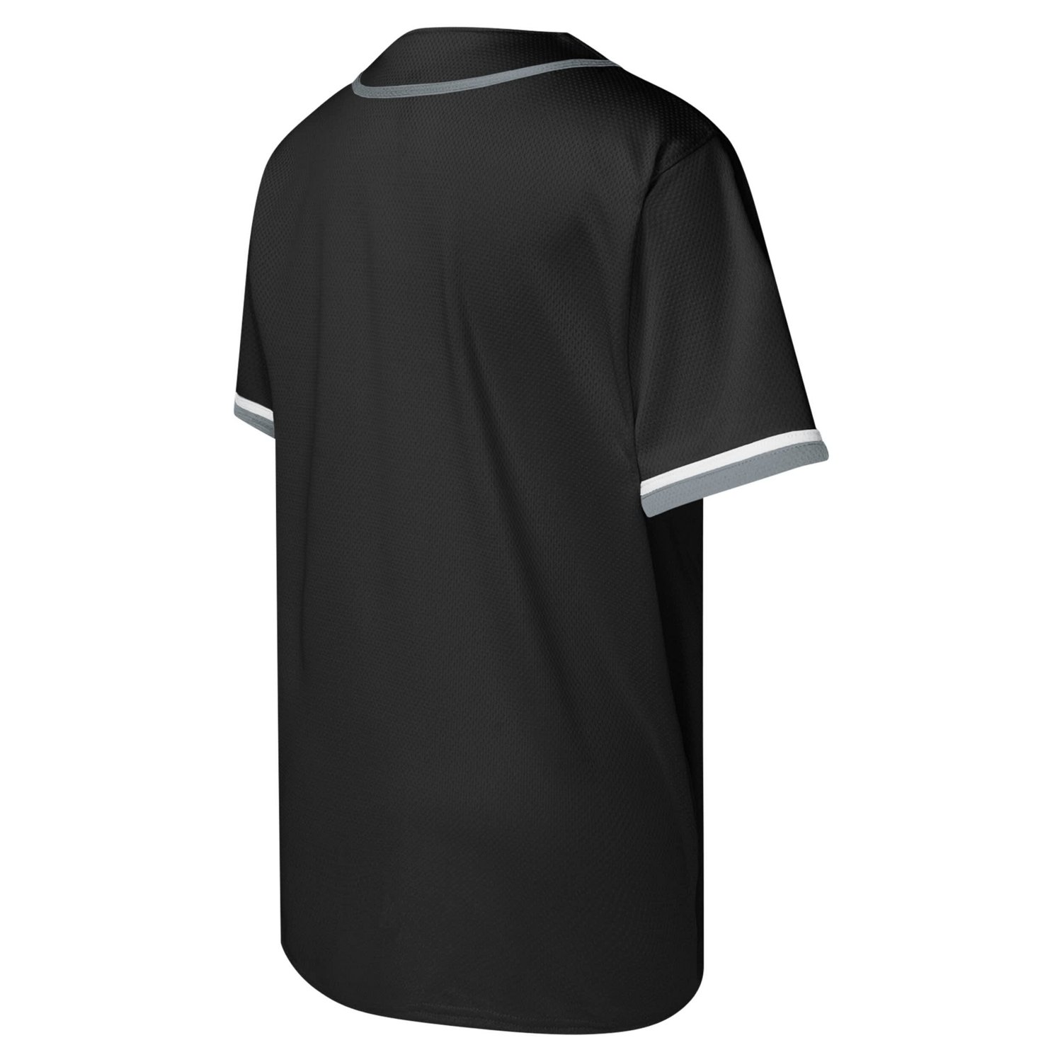 Youth Brooklyn Nets Stitch Full-Button Baseball Jersey - view number 3